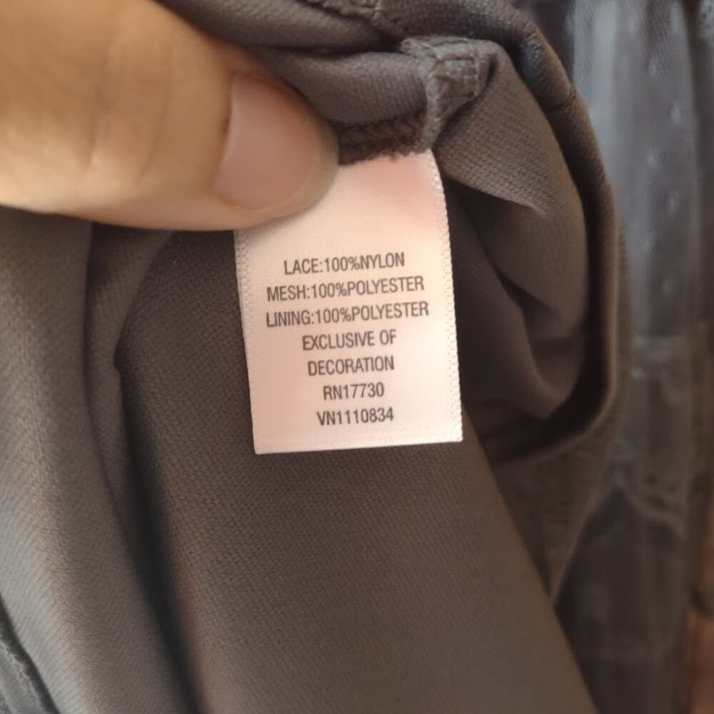 Xhiliration, X-Small, Gray mini party dress - Picture 7 of 7